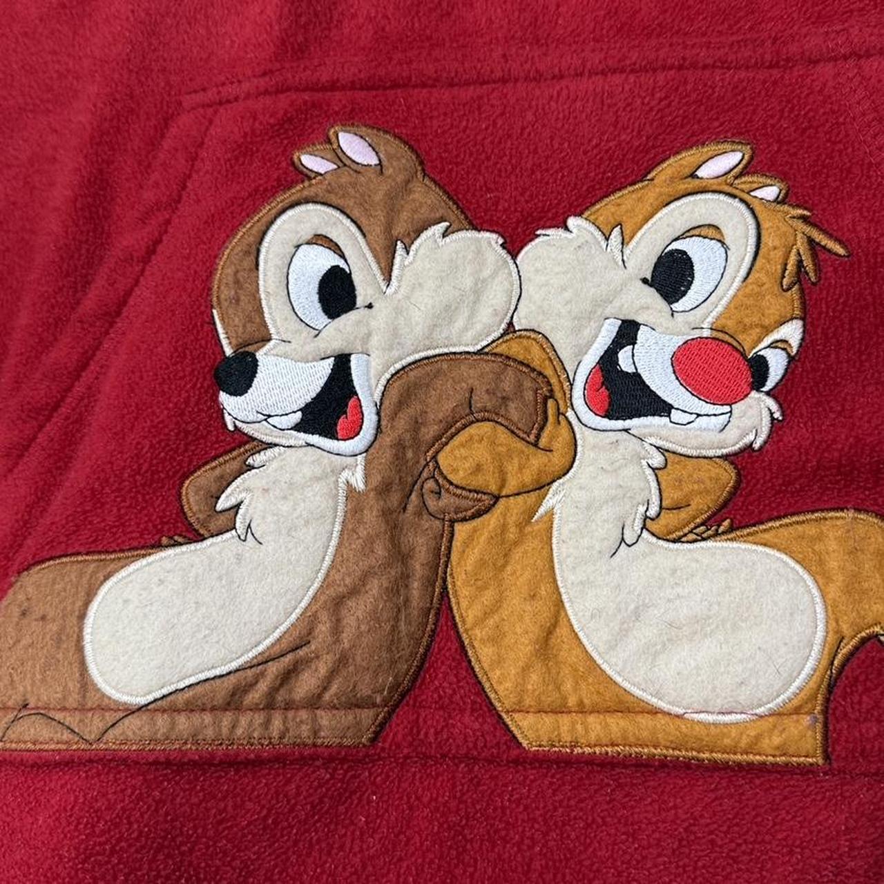 Disney Chip & Dale Embroidered Zip Up Hoodie (L)