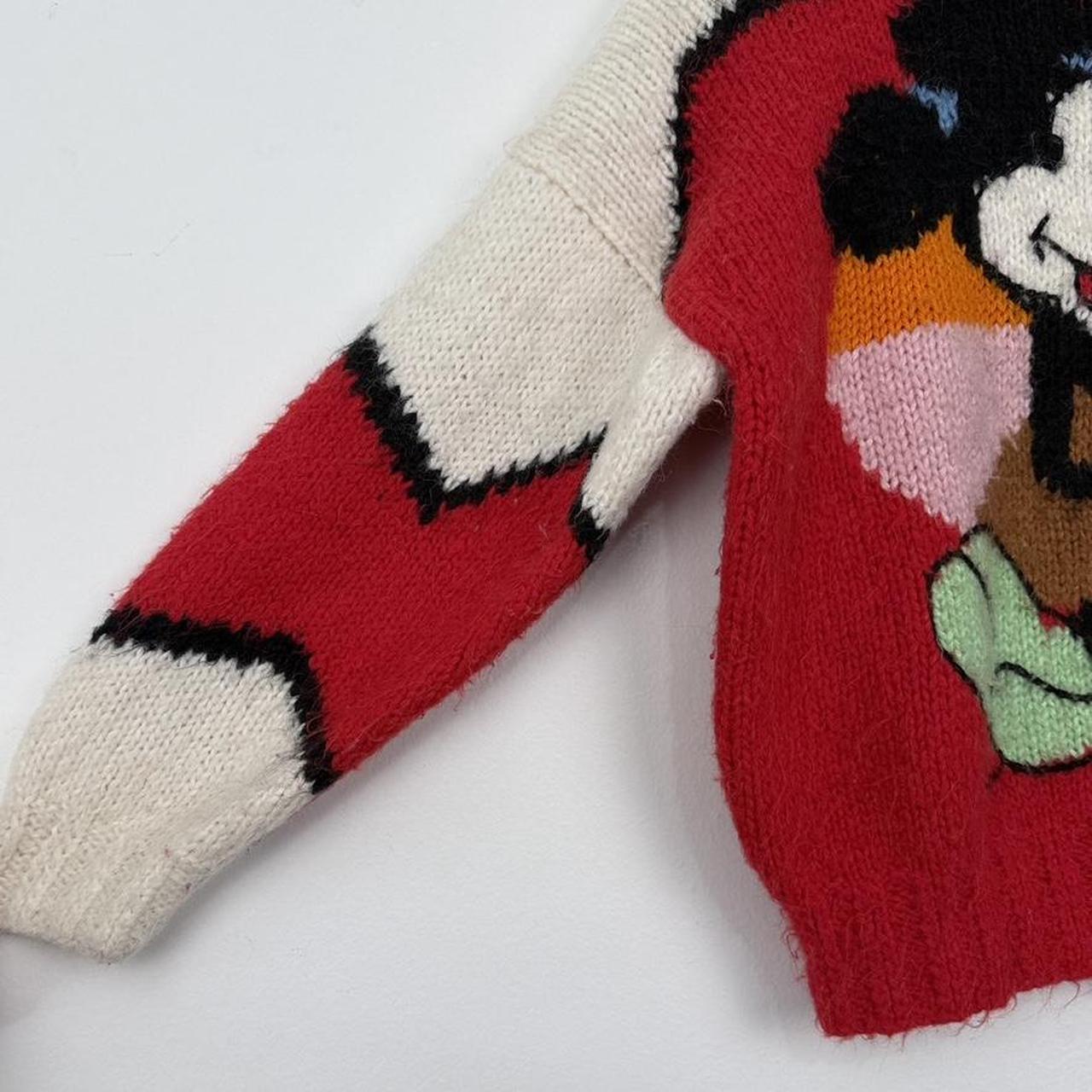 Vintage Mickey Mouse Knitwear Youth Jumper (21 x 19.5)