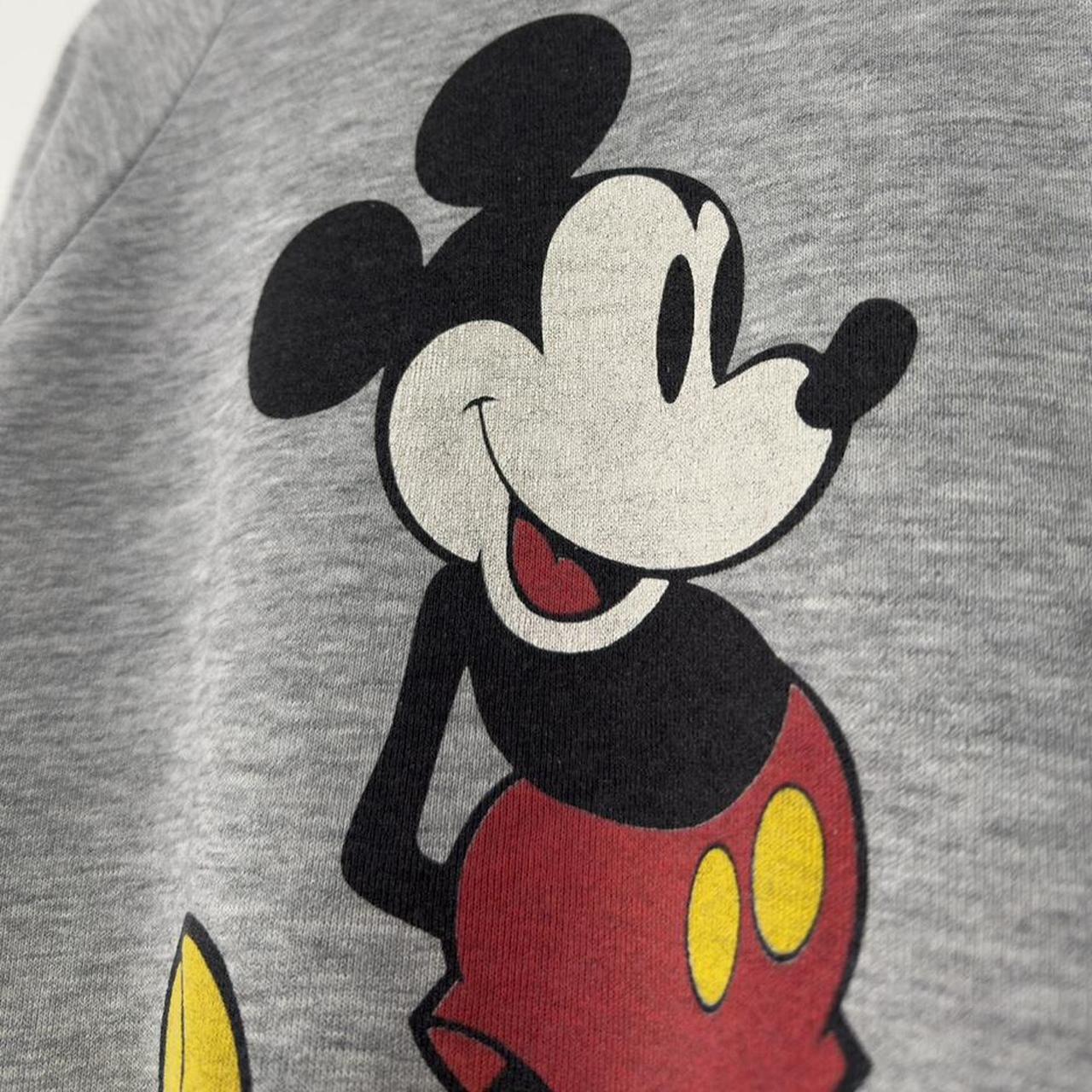 Vintage Mickey Mouse 90s Grey Sweatshirt (M)