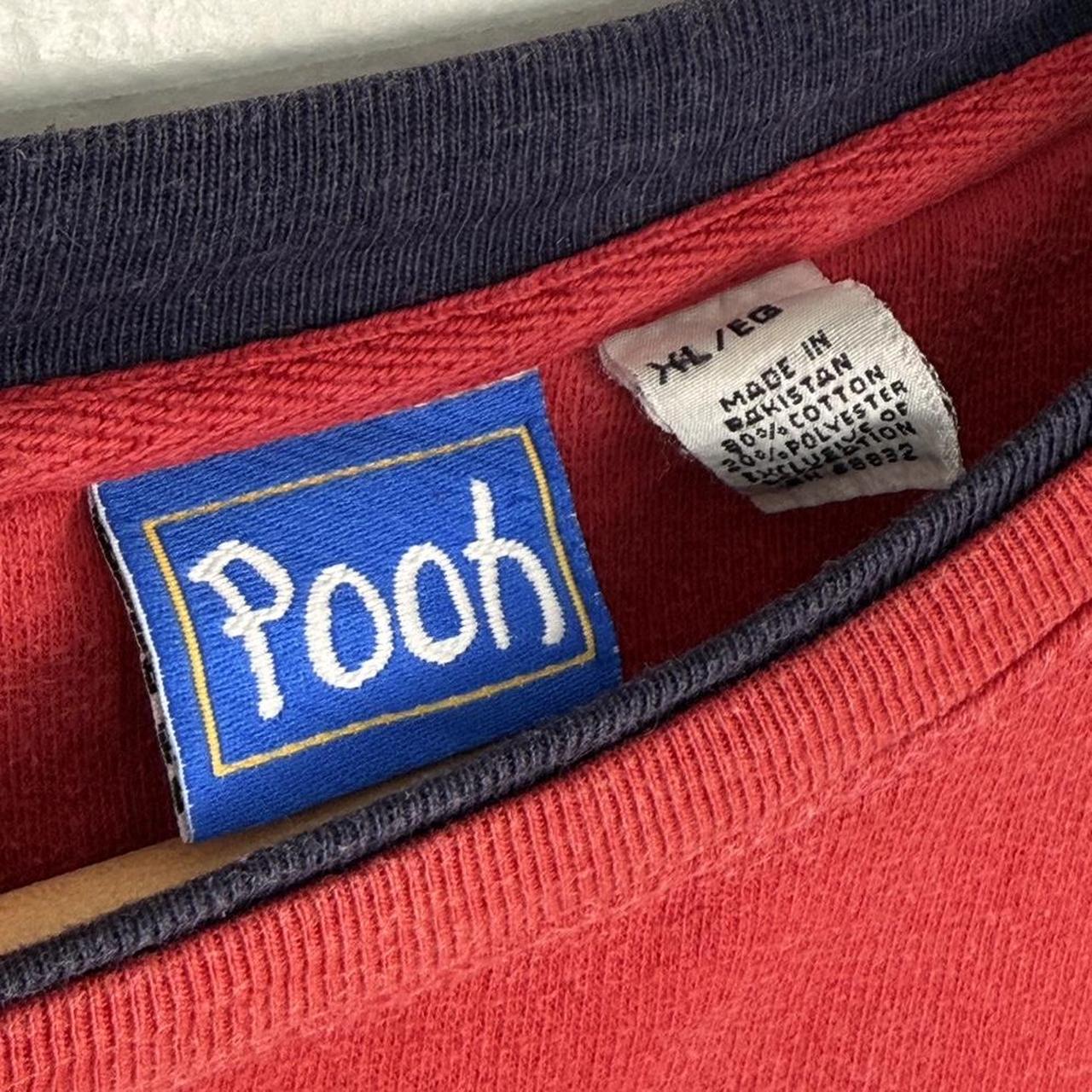 Vintage Winnie the Pooh Paper Airplane Embroidered 90s Sweatshirt (XL)
