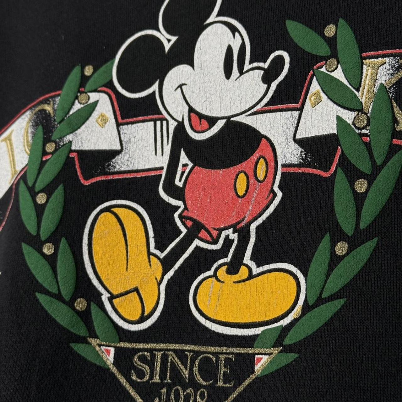 Vintage Mickey Mouse Banner Crest 90s Sweatshirt (M)
