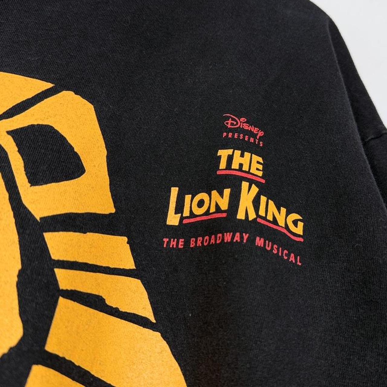 Vintage The Lion King Broadway Musical 00s T Shirt (XL)