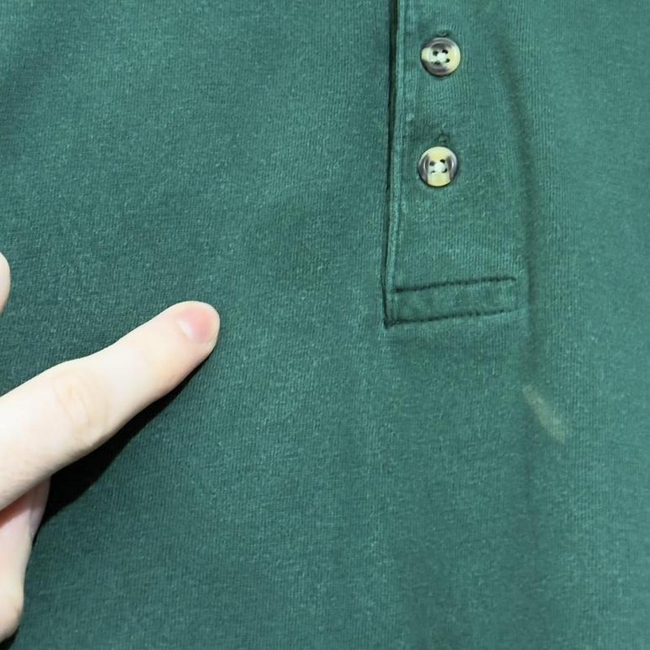 Vintage Goofy Embroidered Henley 90s Long Sleeve (XXL)