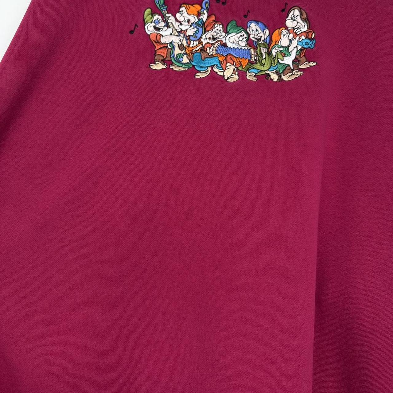 Vintage Seven Dwarfs Musical Band Embroidered Disney 00s Sweatshirt (XXL)