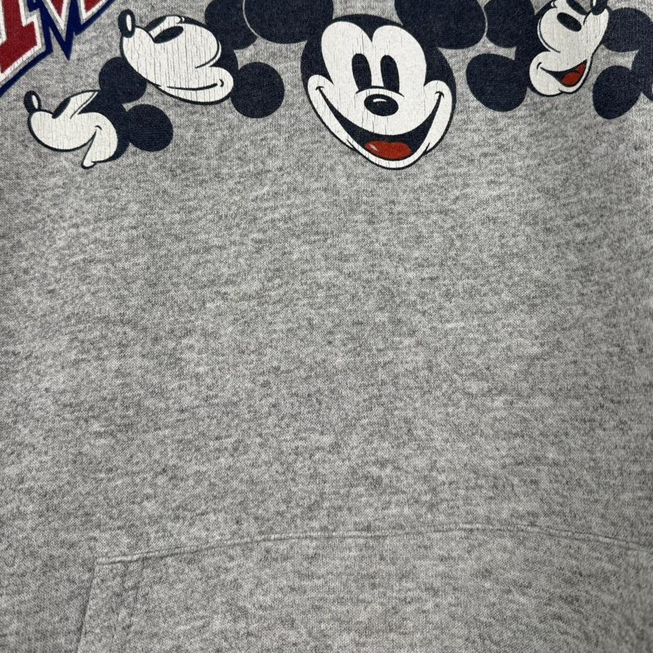 Vintage Mickey Mouse Spell Out 90s Hoodie (XL)