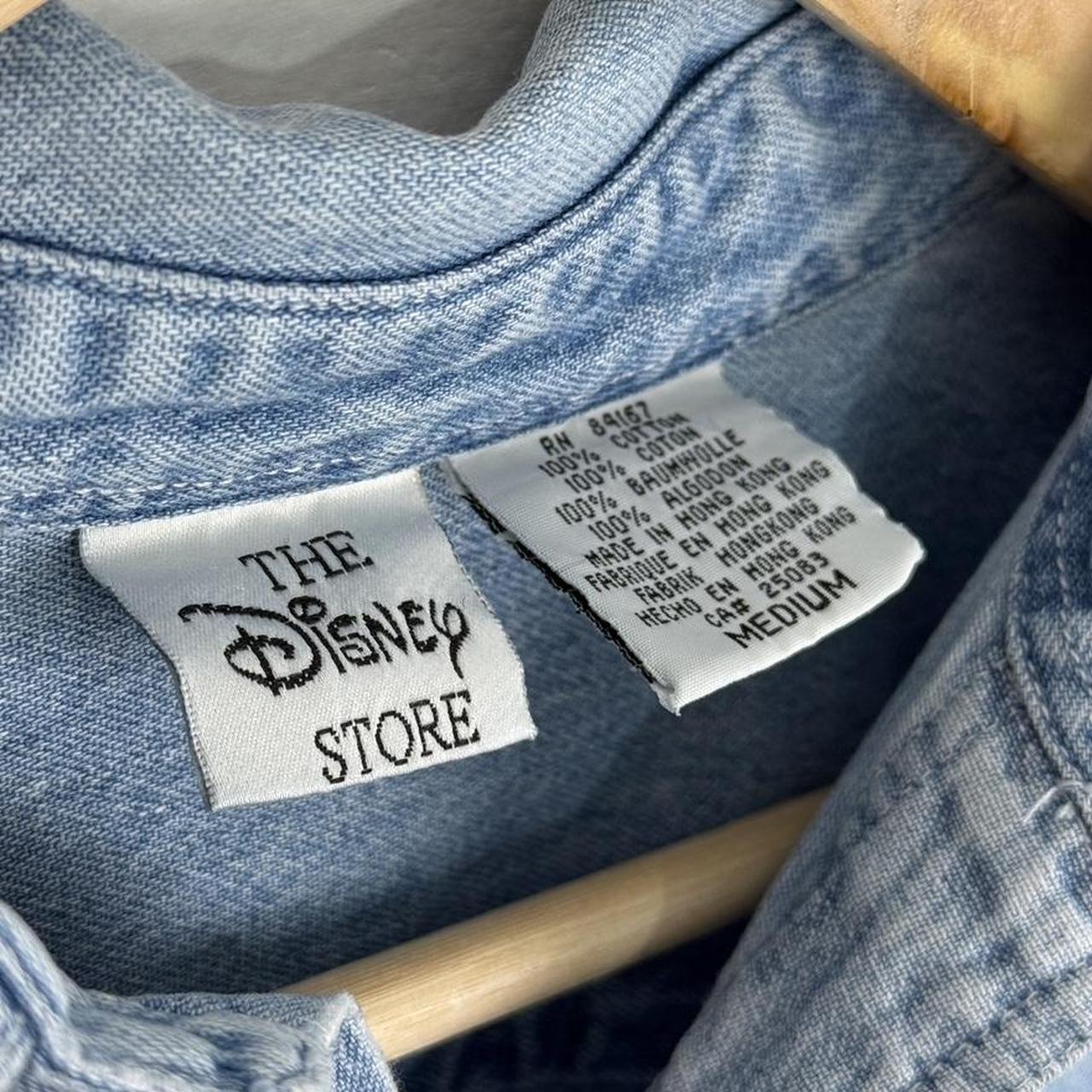 Vintage Tigger Disney Store 90s Button Up Denim Shirt (M)