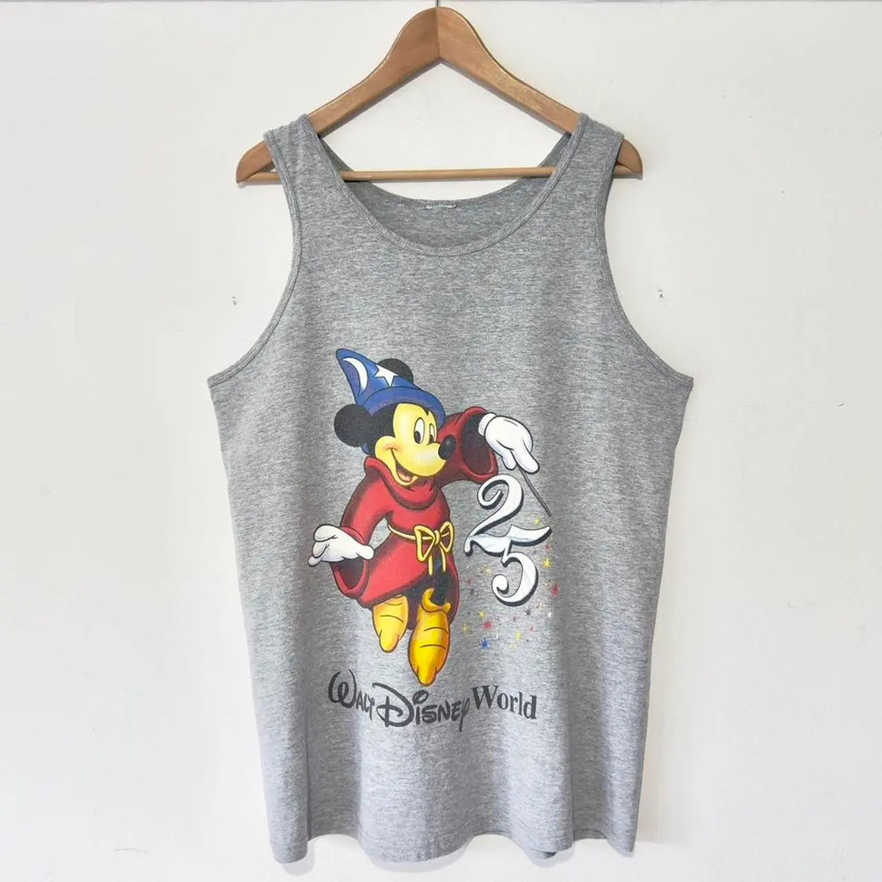 Vintage Walt Disney World 25th Anniversary 90s Vest Tank Top (L)