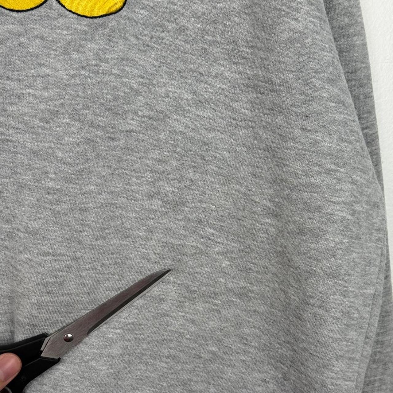 Vintage 90s Sitting Mickey Embroidered Grey Sweatshirt (XXL)