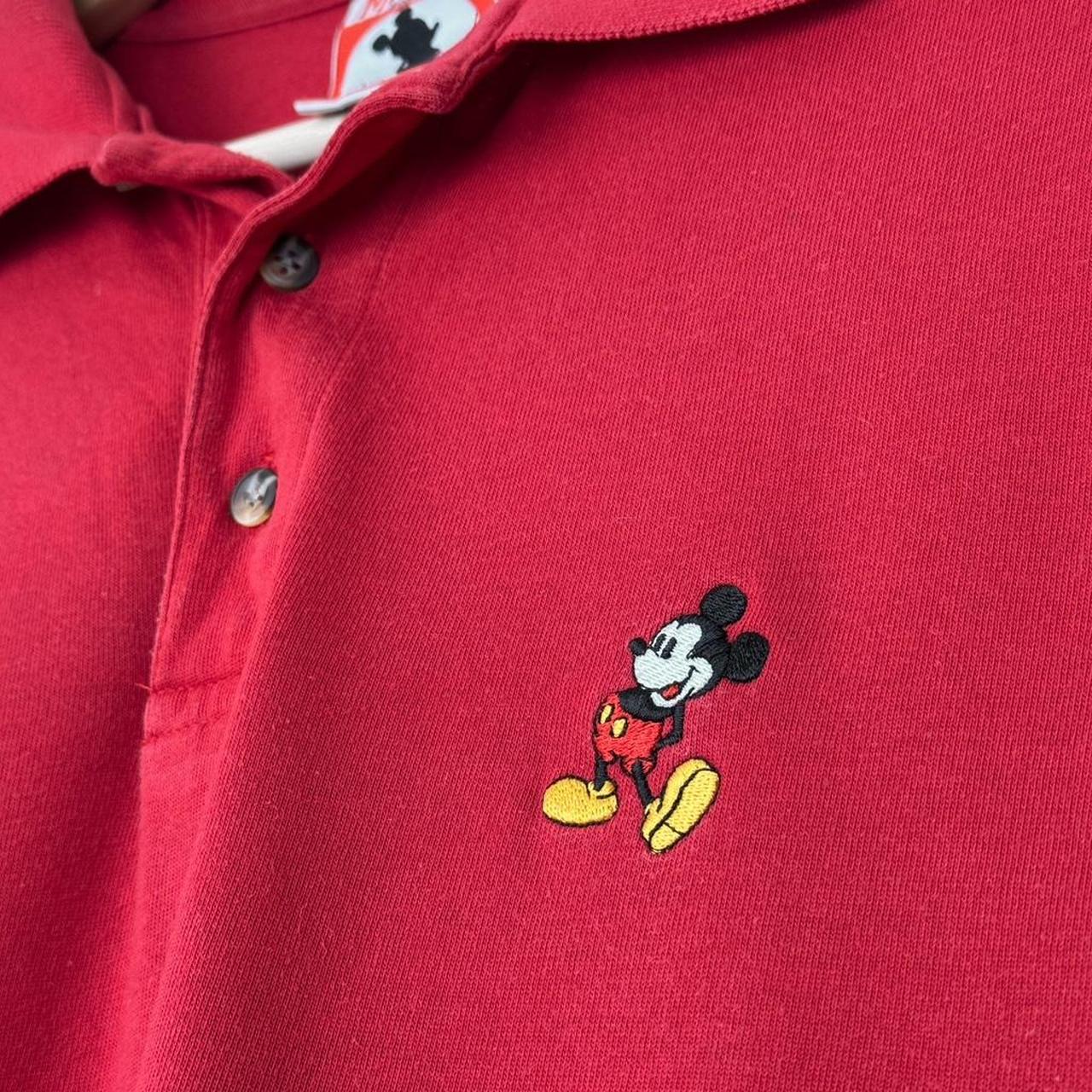 Vintage Mickey Mouse Embroidered 90s Polo Shirt (L)