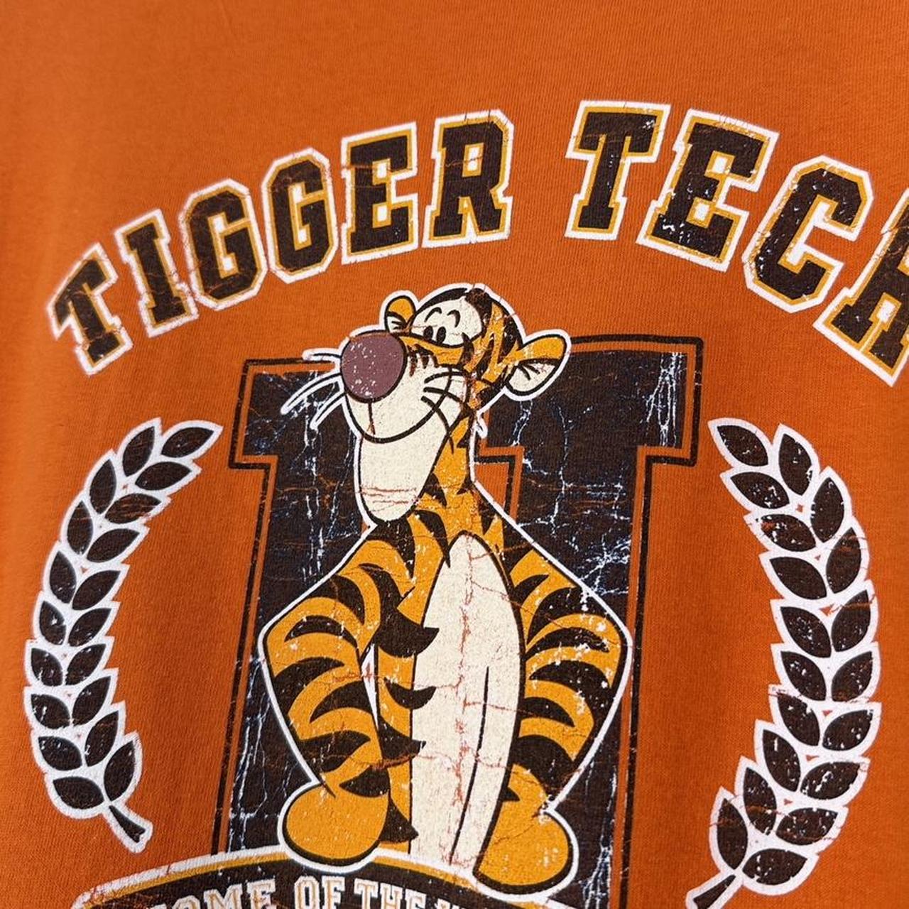 Vintage Tigger Tech University Disney Store 00s T Shirt (XXL)