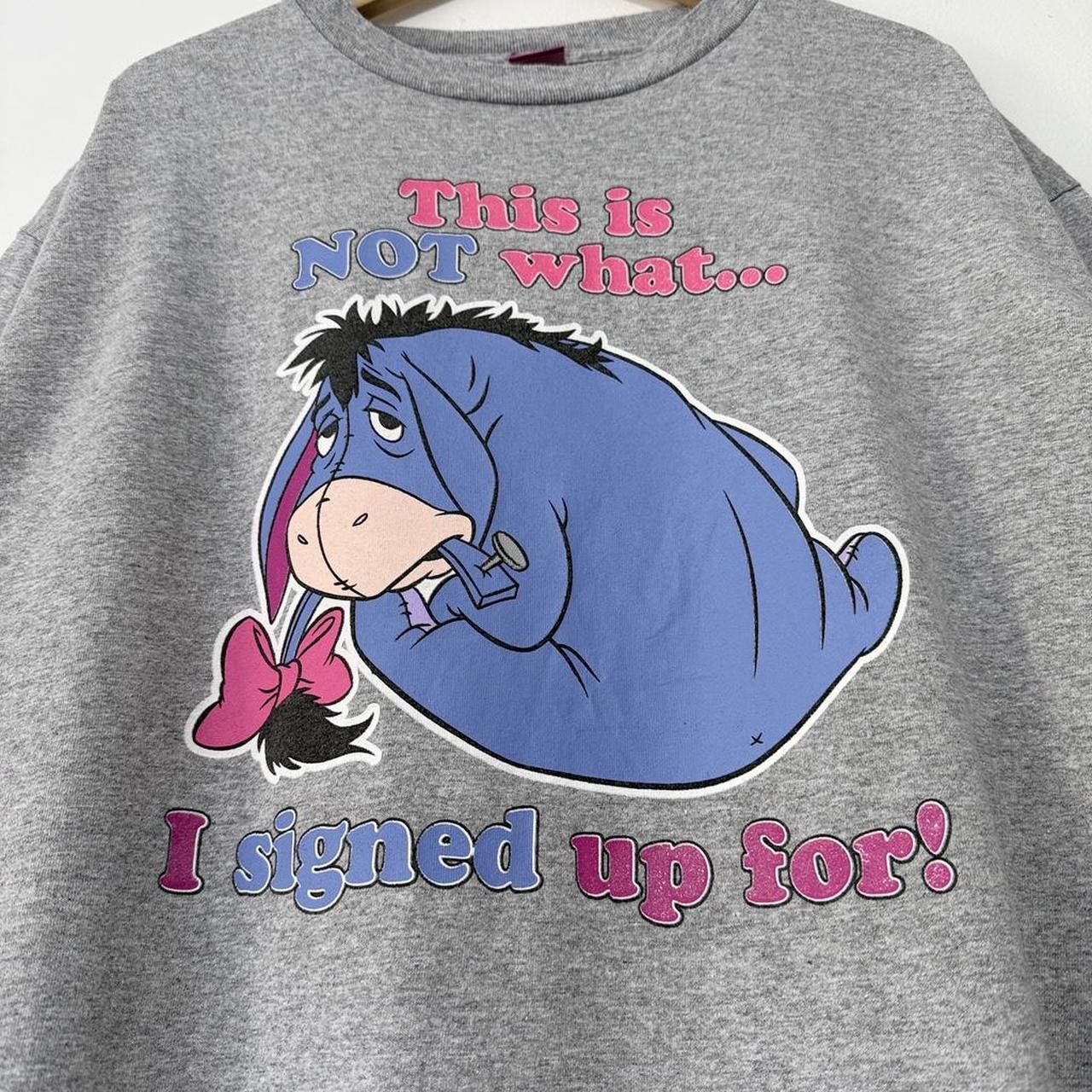 Eeyore The Wonderful World of Disney 2000s T Shirt (XL)