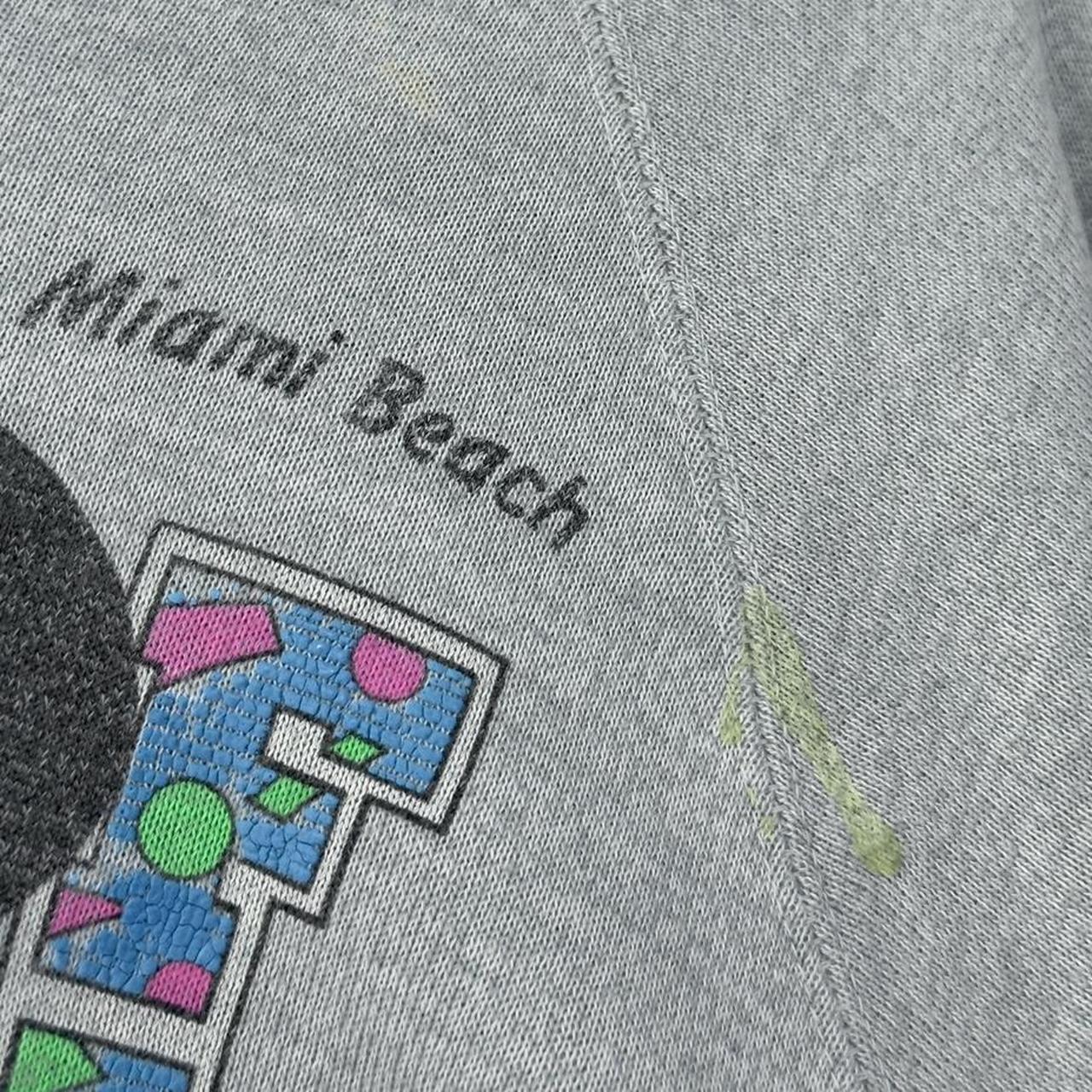 Vintage Mickey Miami Florida Distressed 90s Sweatshirt (L)