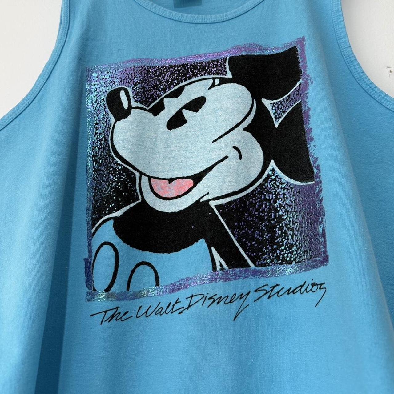 Vintage The Walt Disney Studios 80s/90s Blue Vest Tank Top (M/L)