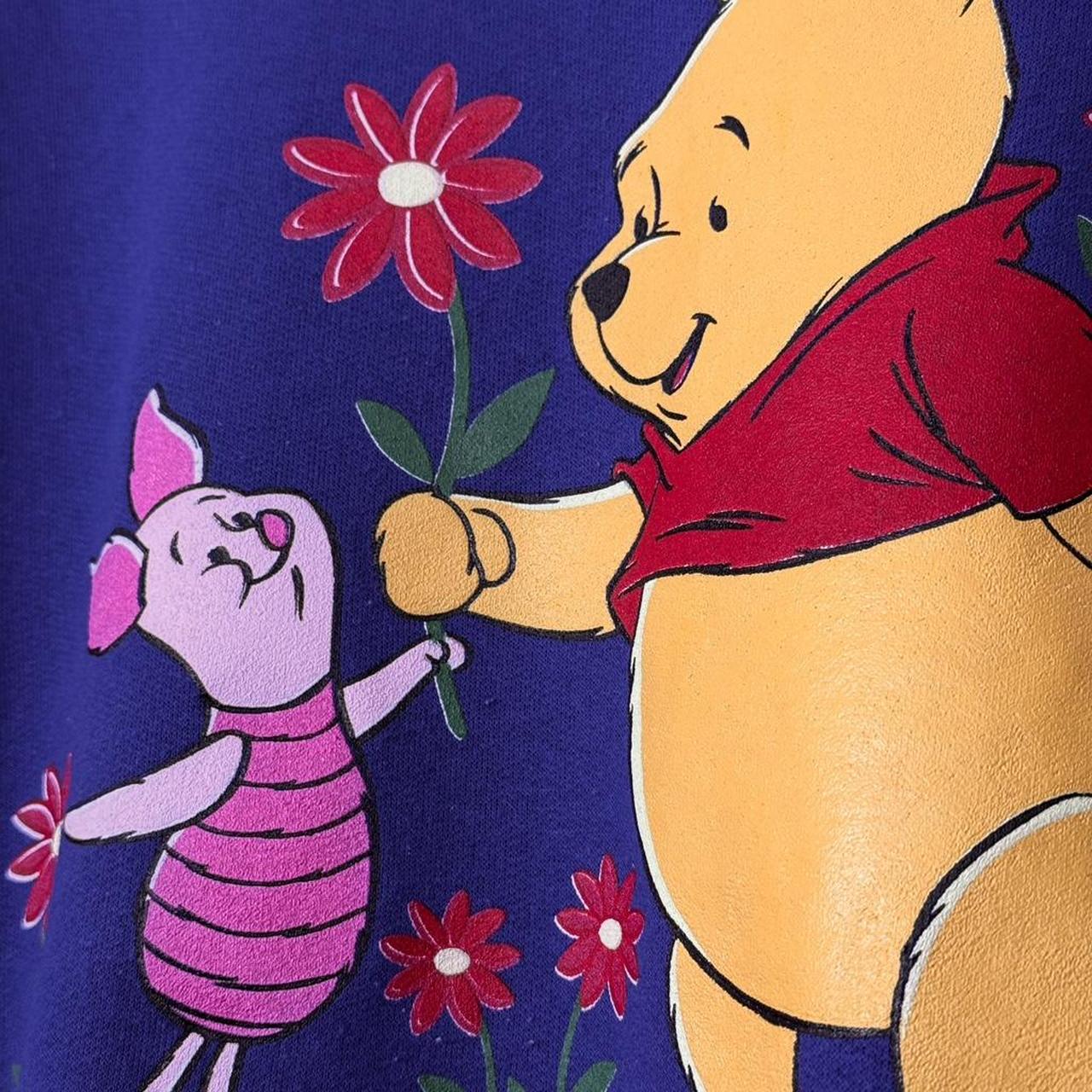 Vintage Pooh & Piglet Flowers 90s Sweatshirt (L)