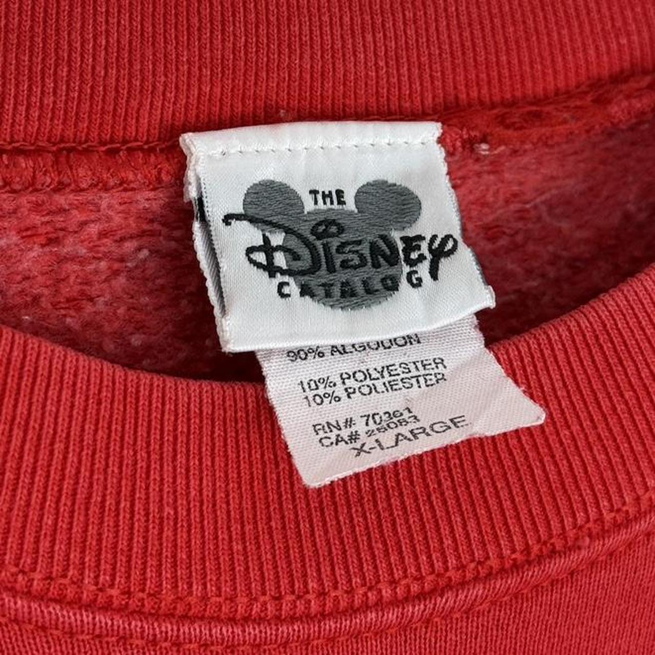 Vintage Mickey Mouse Sitting Embroidered 90s Sweatshirt (L/XL)