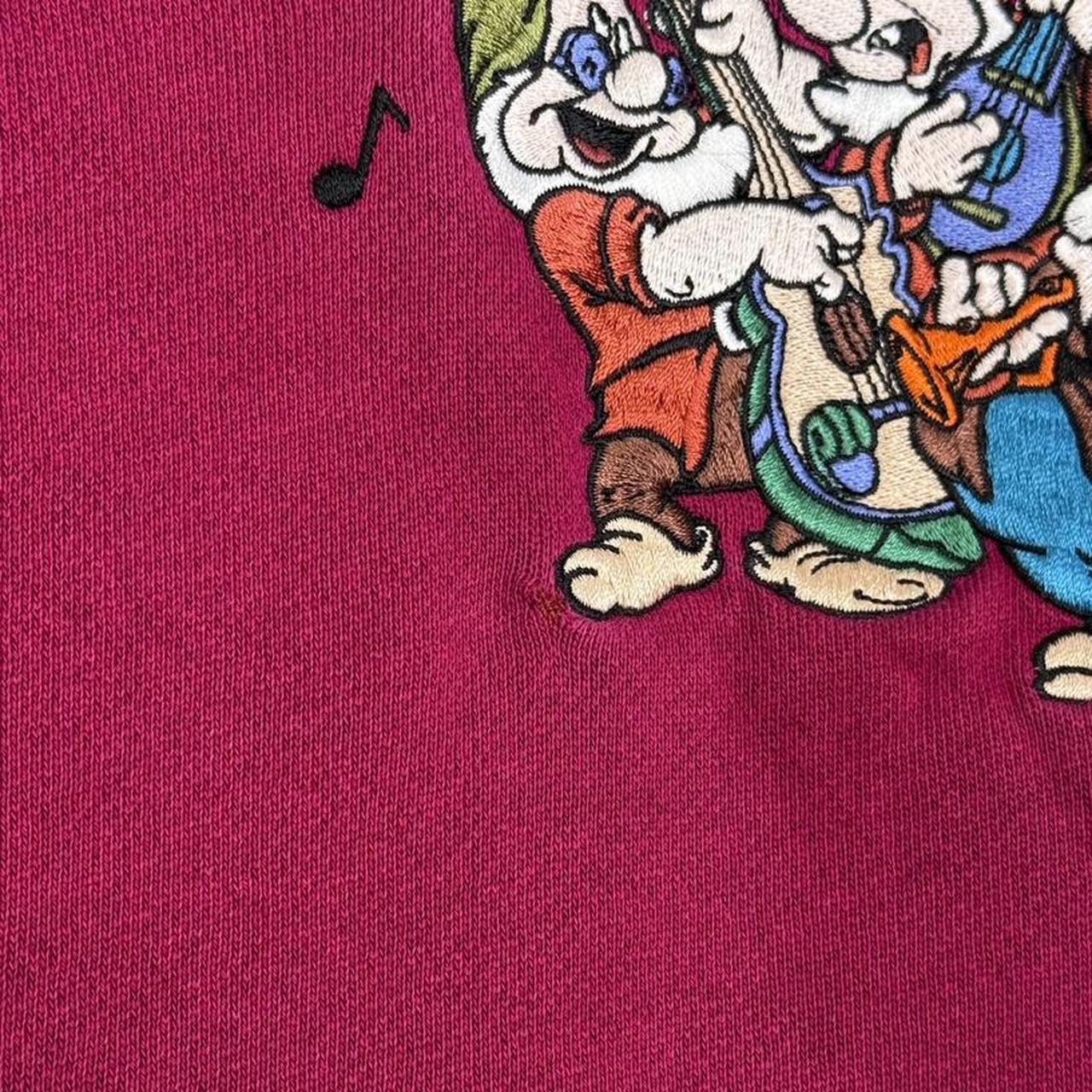 Vintage Seven Dwarfs Musical Band Embroidered Disney 00s Sweatshirt (XXL)