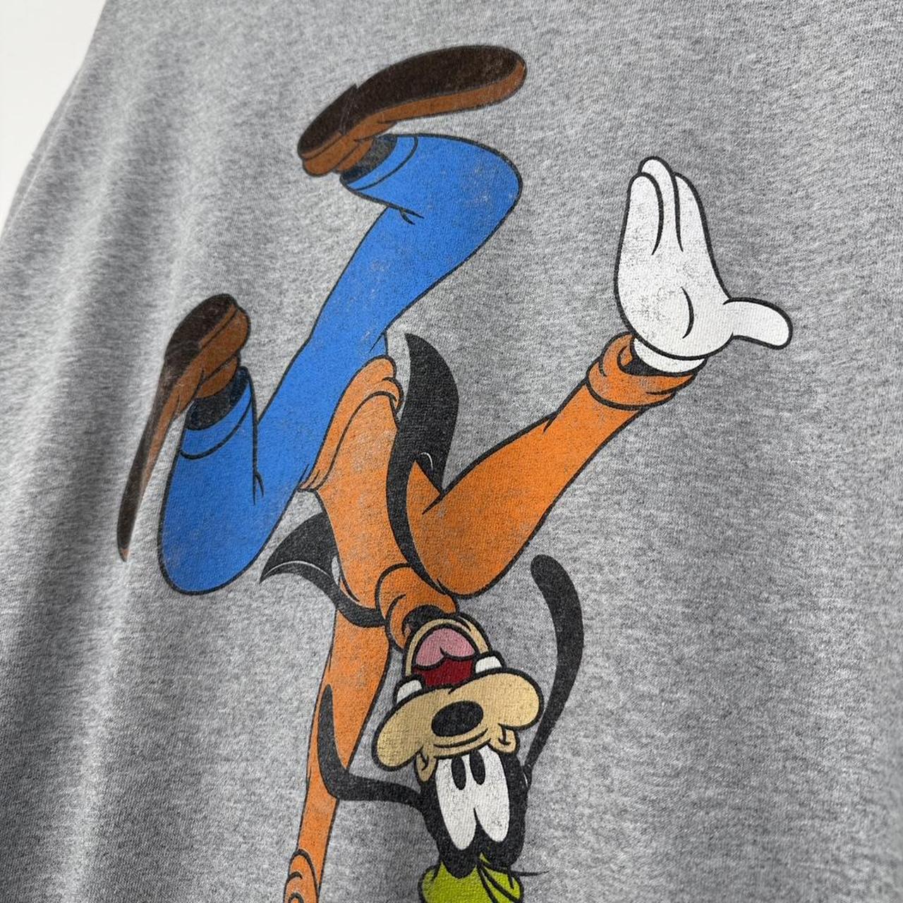 Disney Goofy Upside Down Grey T Shirt (L/XL)