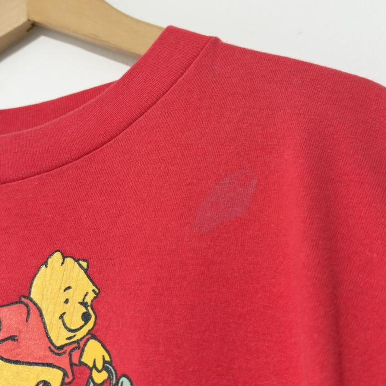 Vintage Pooh & Tigger Flowers Distressed T Shirt (XL)