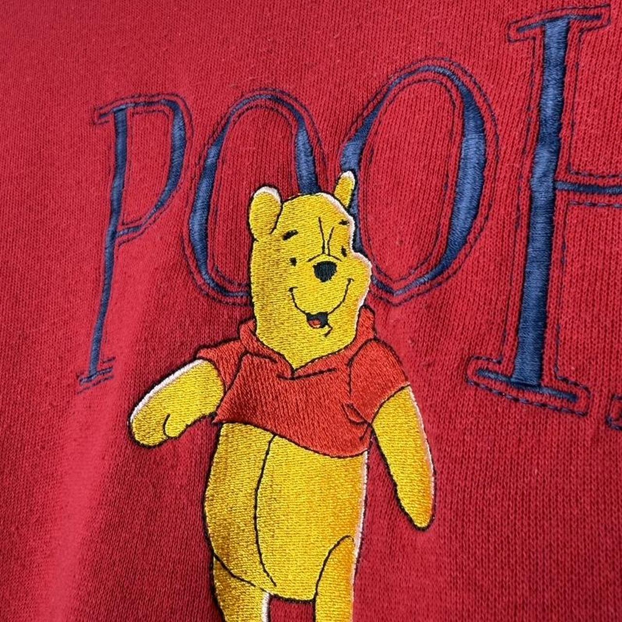 Vintage Winnie The Pooh Embroidered Spell Out 90s Sweatshirt (L/XL)