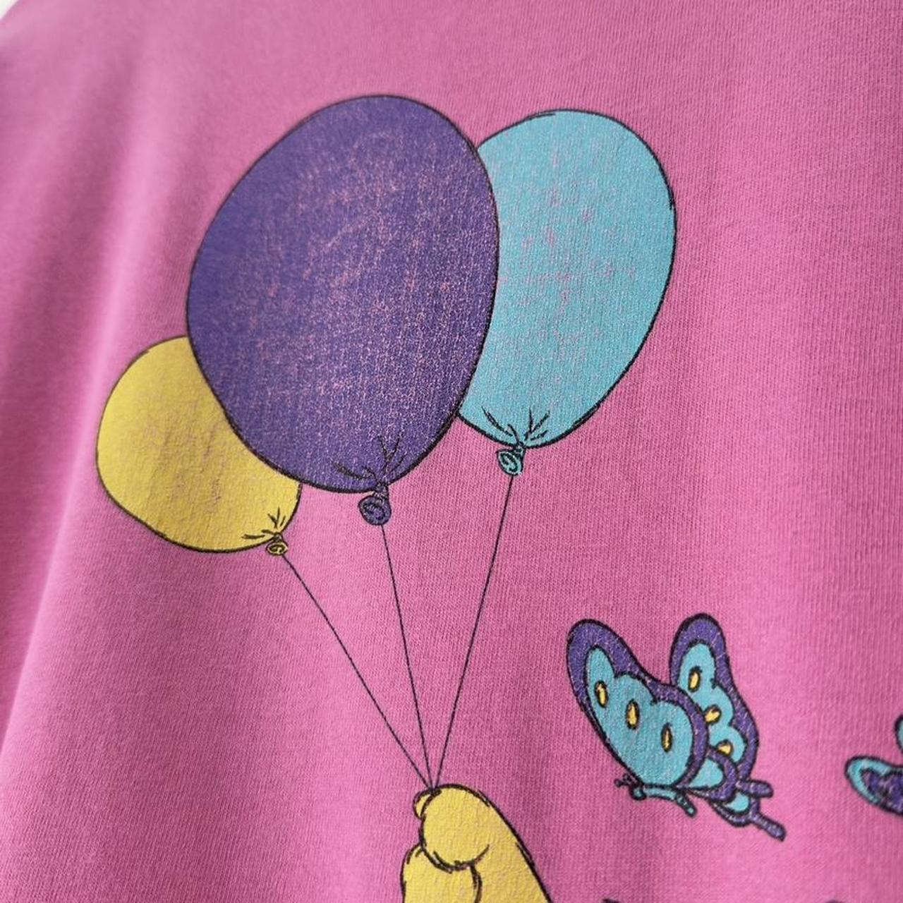 Vintage Winnie the Pooh Balloons & Butterflies 90s T Shirt (S)