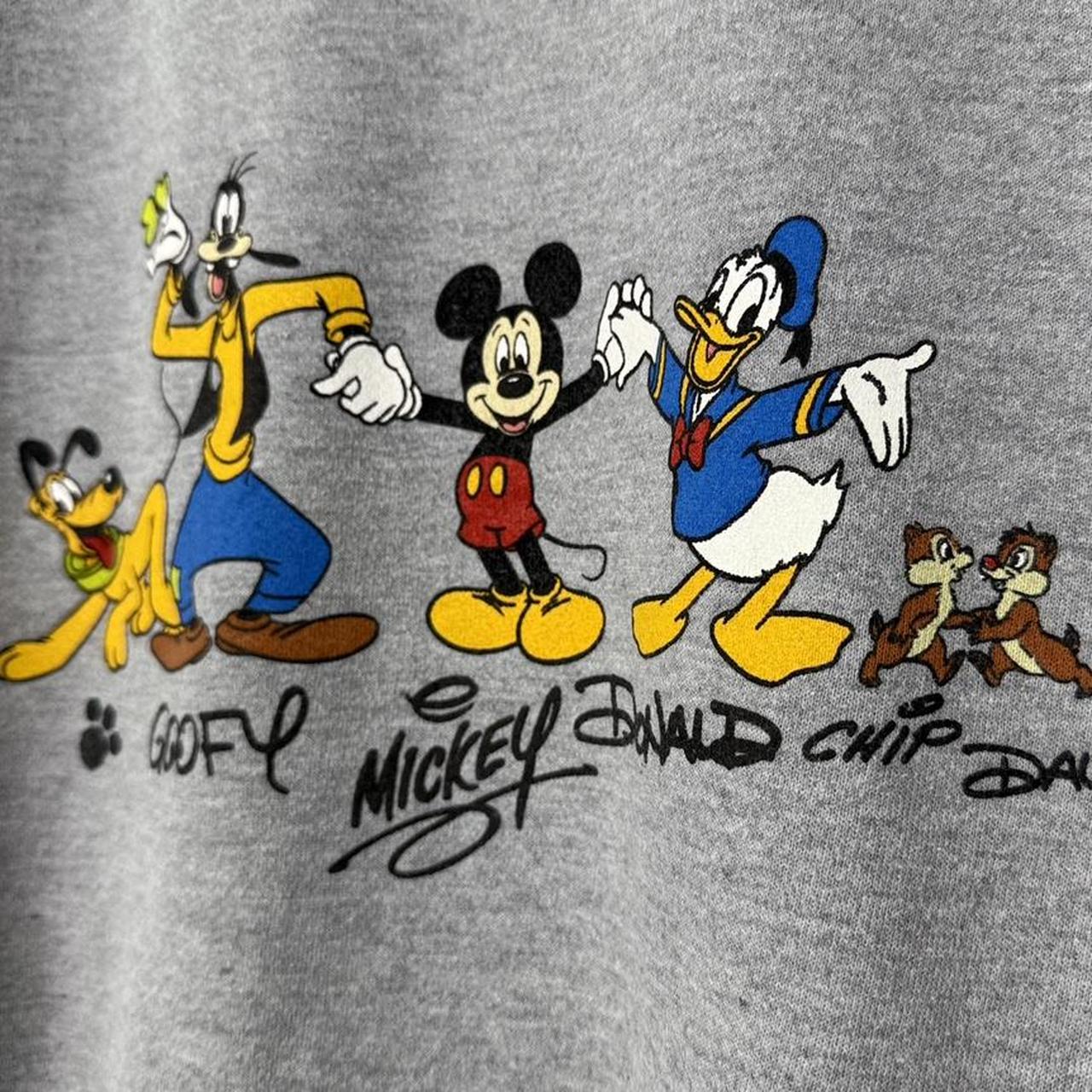 Vintage Walt Disney World Mickey & Friends 2000 Zip Up Hoodie (XXL)