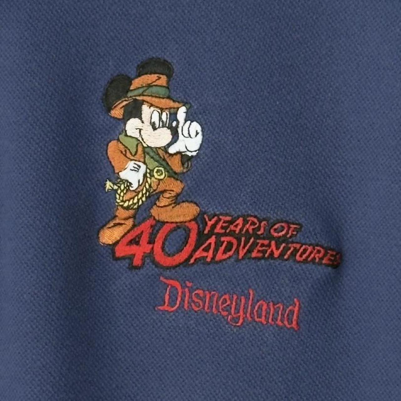 Vintage Disneyland 40 Years of Adventure 1995 Polo Shirt (XL)