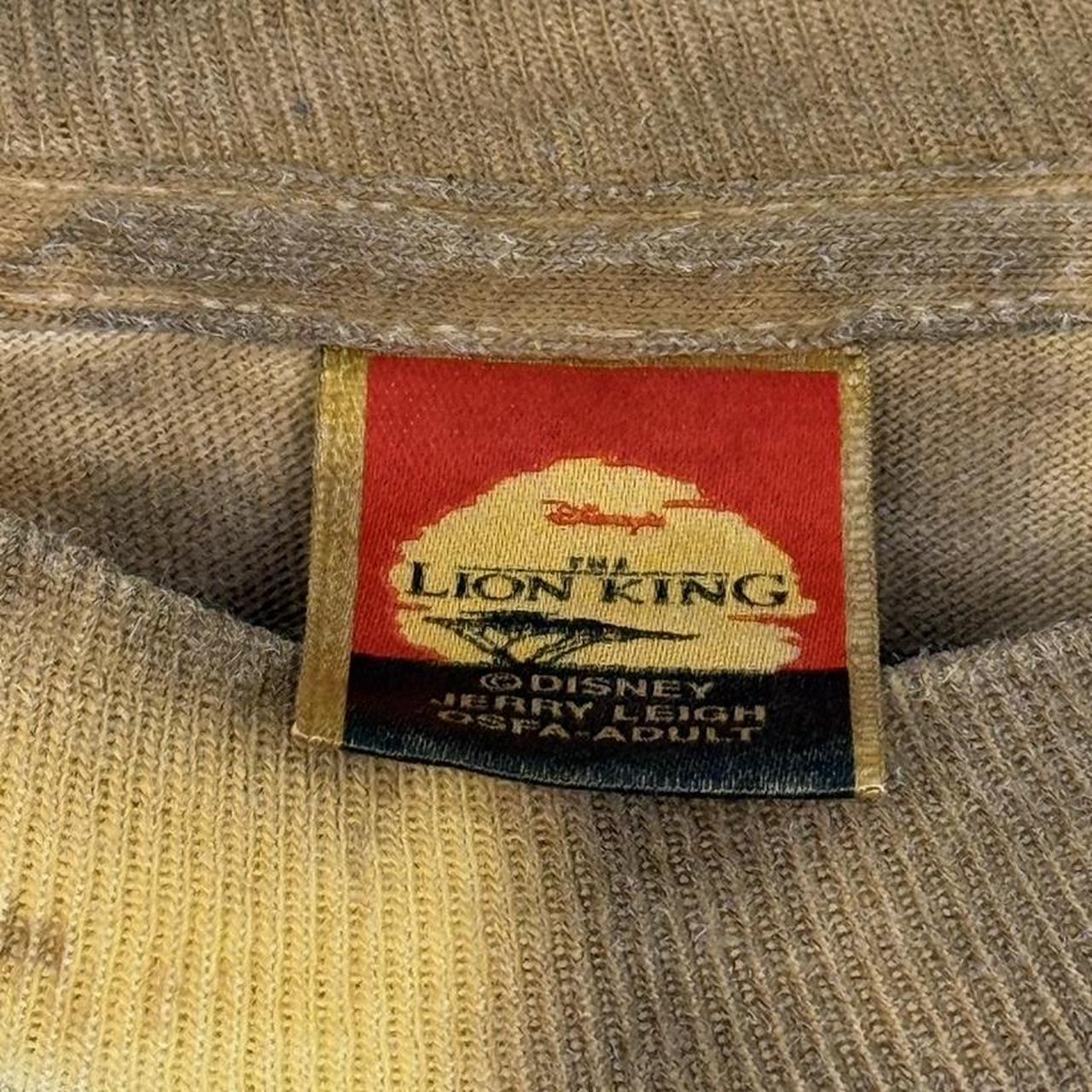Vintage Disney's The Lion King Tie Dye 90s T Shirt (XL)