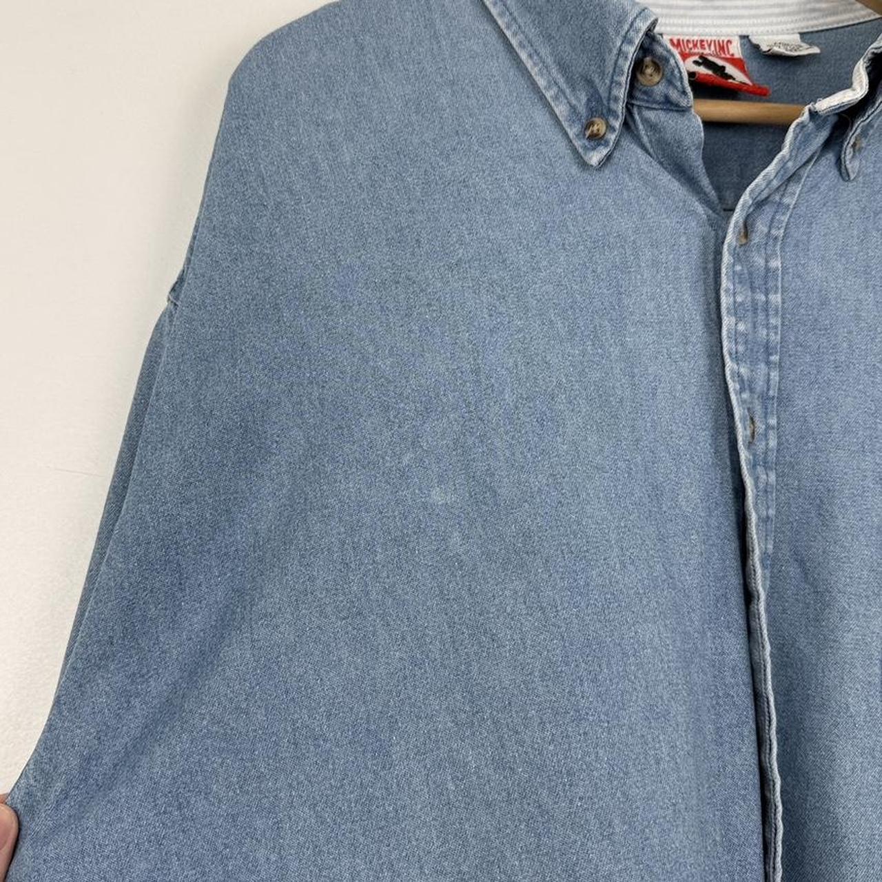 Vintage Walt Disney World World Reunion 90s Denim Shirt (XXL)