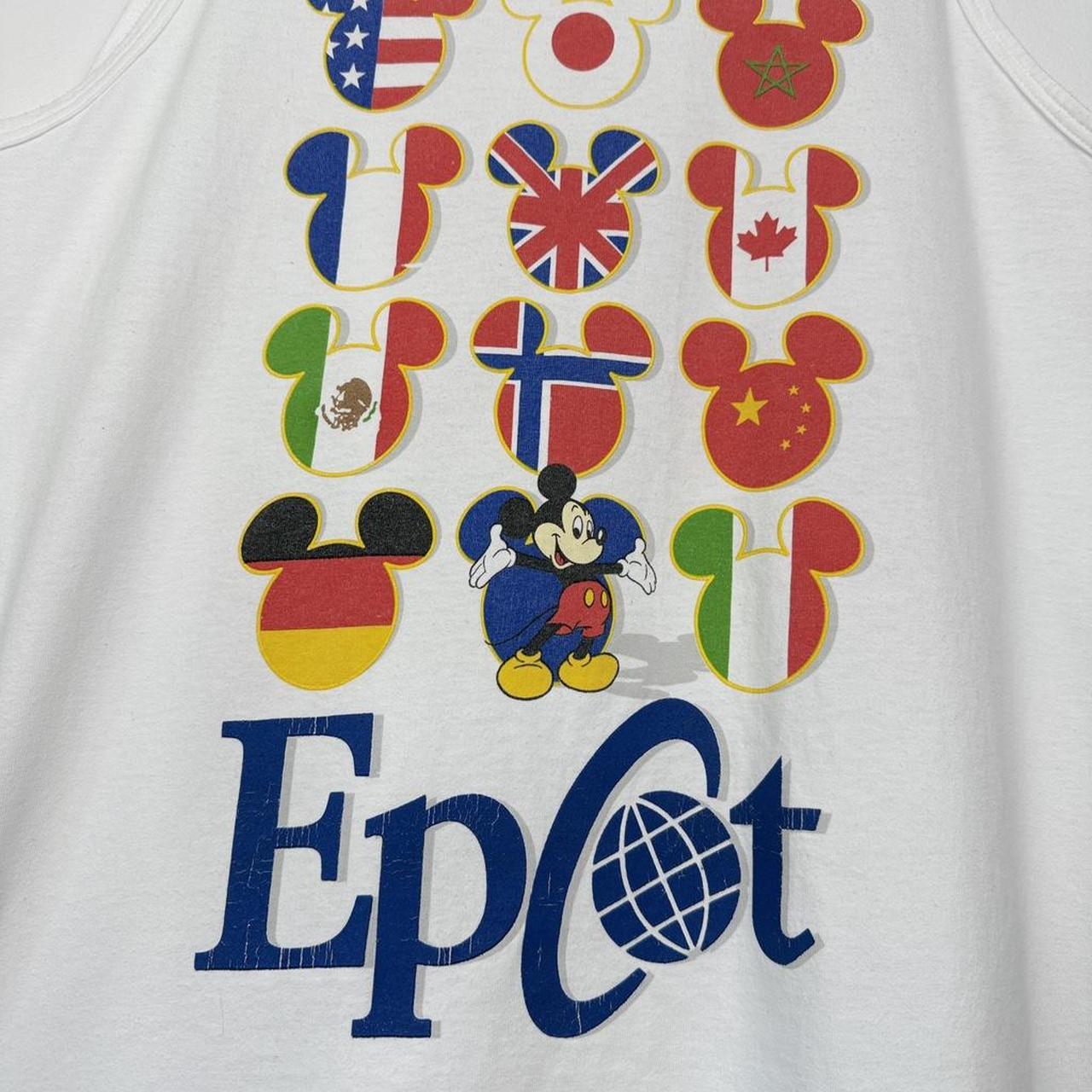 Vintage Epcot Mickey Flags 90s Tank Vest Top (XL)