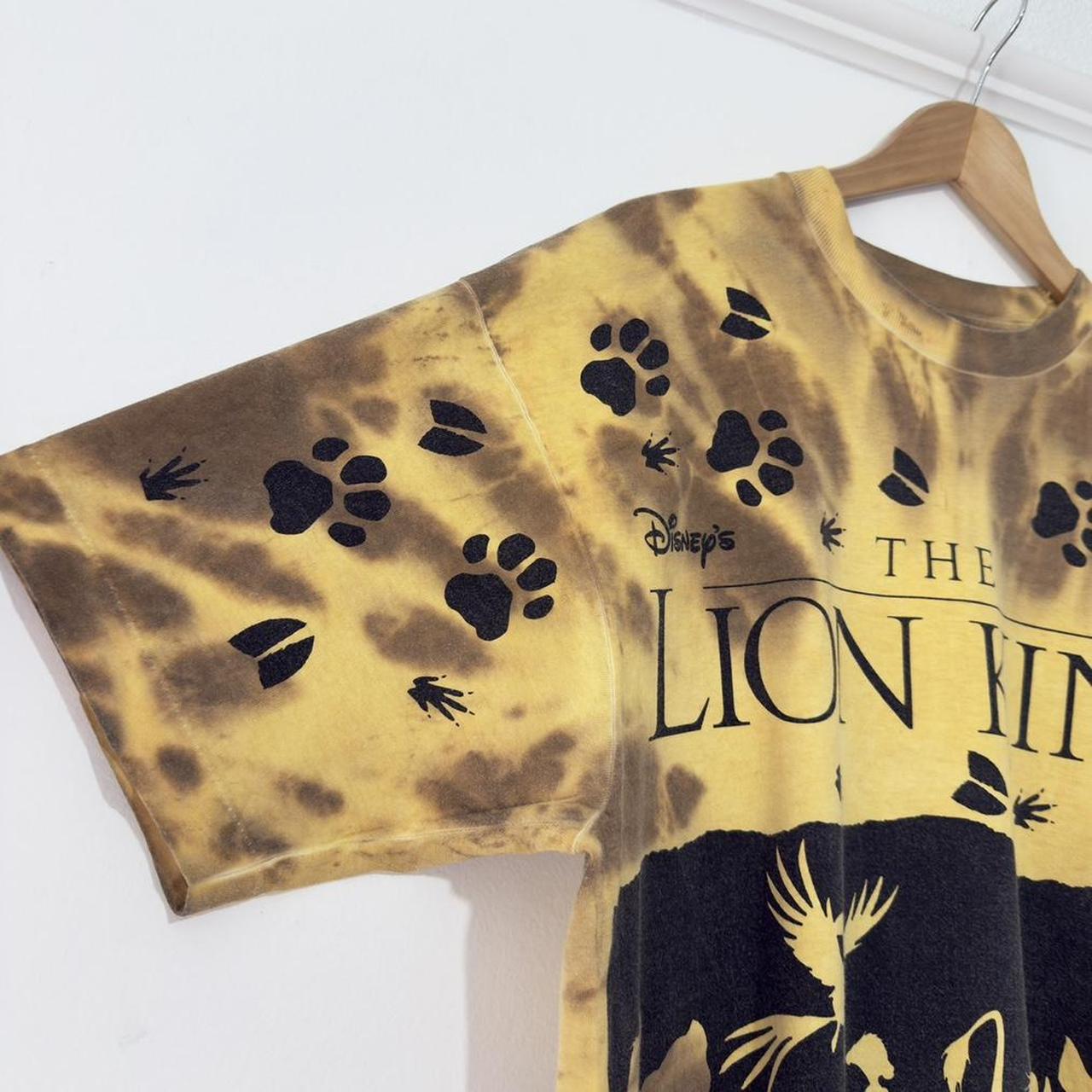 Vintage Disney's The Lion King Tie Dye 90s T Shirt (XL)