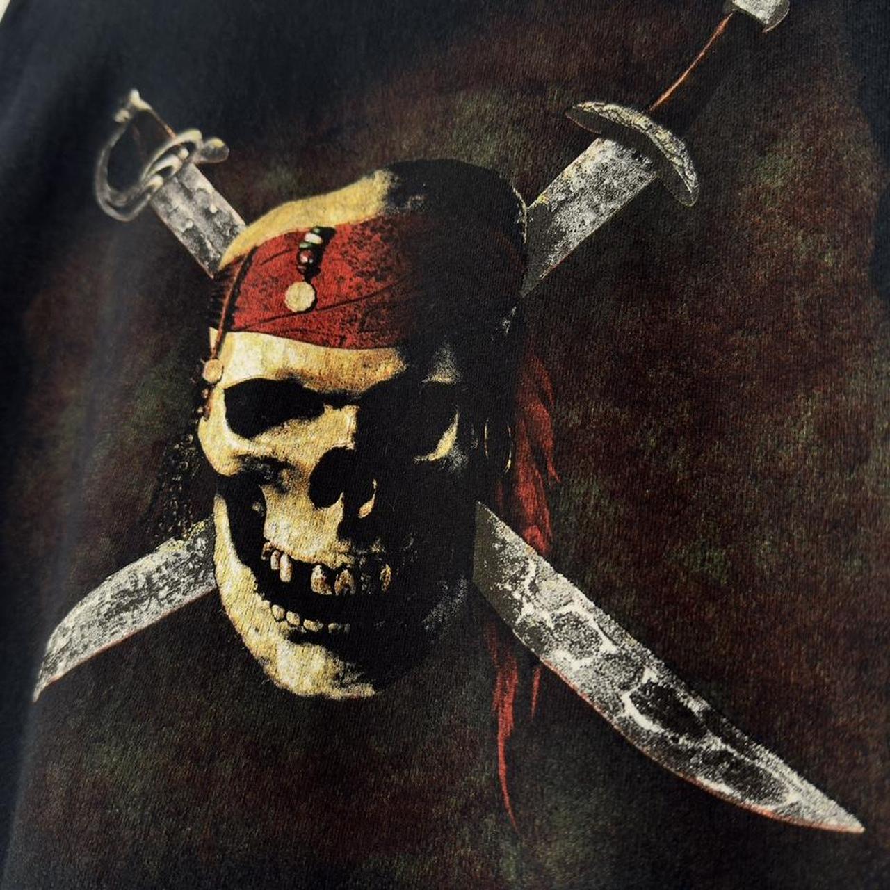 Vintage Pirates of the Caribbean Curse of the Black Pearl 2003 T Shirt (M)