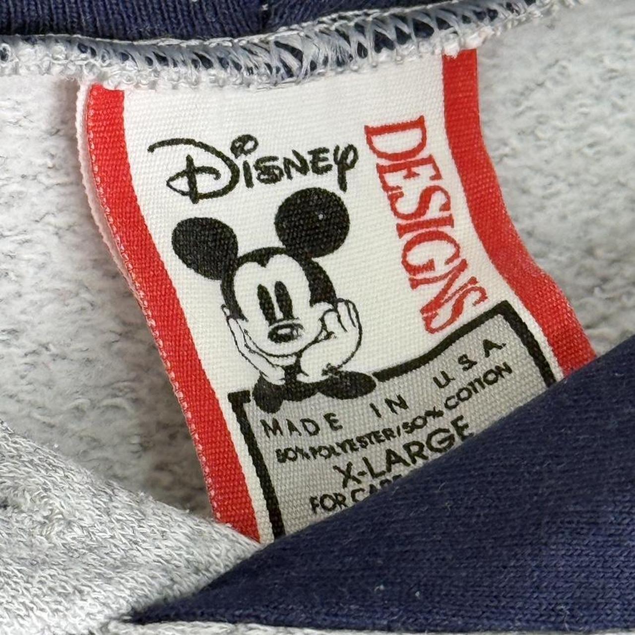 Vintage Mickey Mouse Spell Out 90s Hoodie (XL)