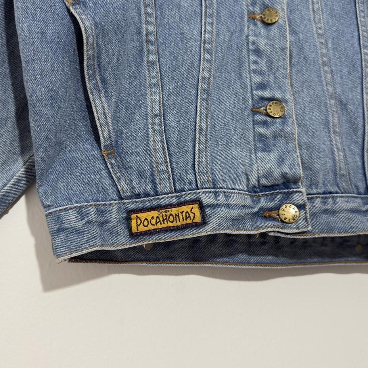 Vintage Disney Pocahontas 90s Denim Jacket (Youth L)