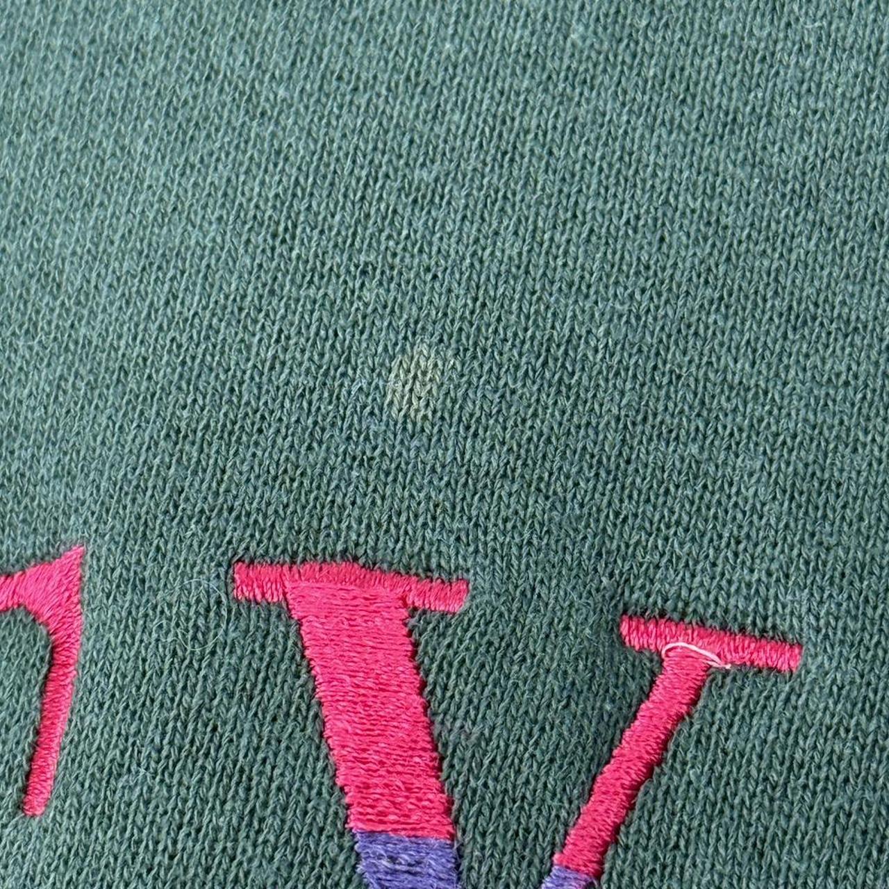 Vintage Mickey Mouse Embroidered Spell Out 90s Sweatshirt (M/L)