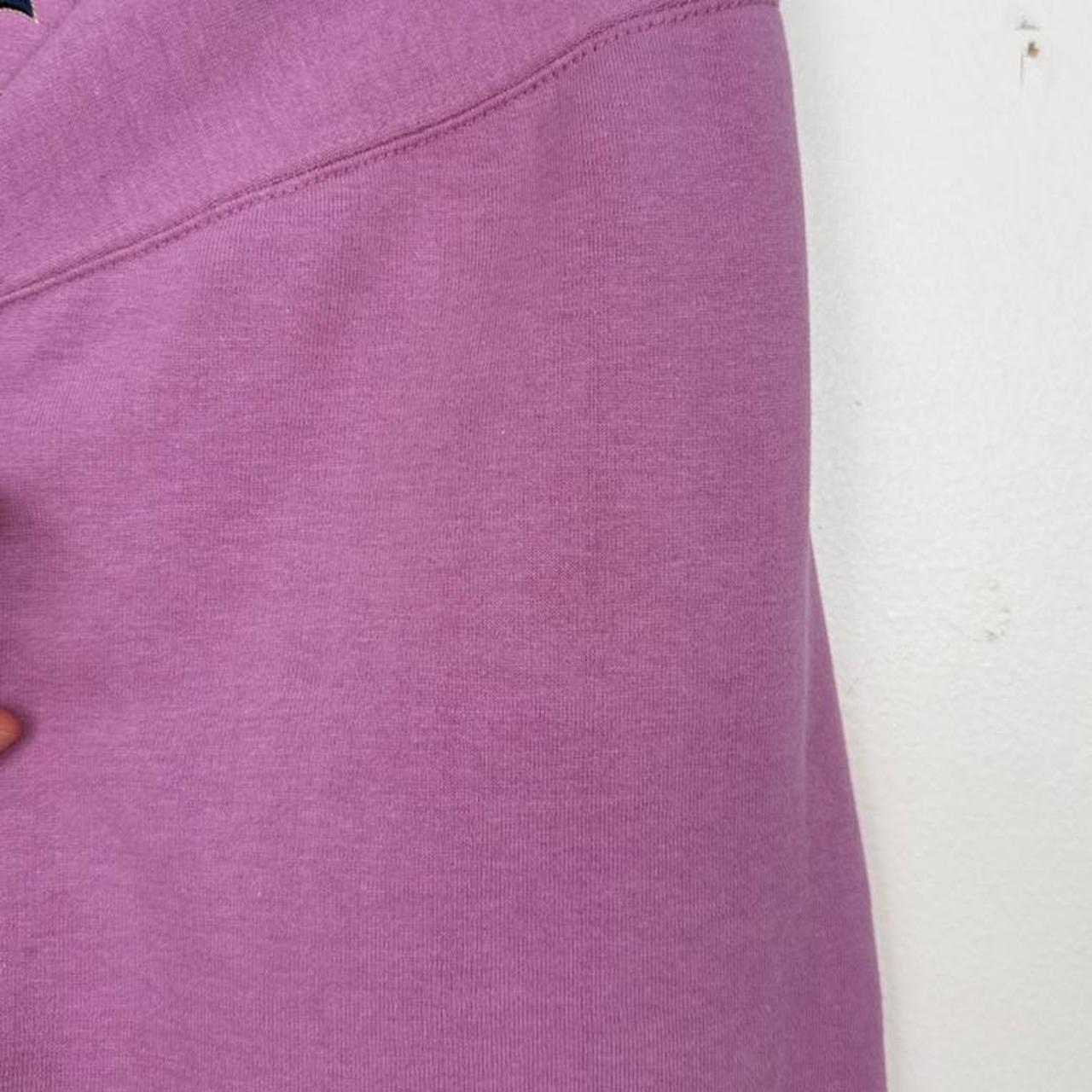 Vintage 90s Mickey Mouse Embroidered Purple Pink Sweatshirt (L/XL)