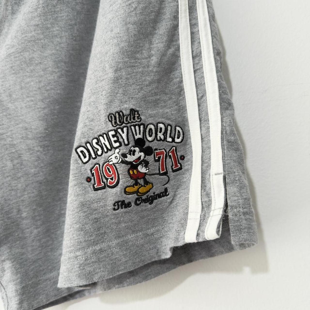 Walt Disney World Embroidered Striped Grey Shorts (L)