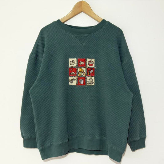 Vintage Winnie the Pooh Embroidered 90s Sweatshirt (L)