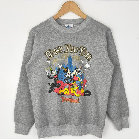 Vintage Disneyland Happy New Year 2001 Sweatshirt (S)