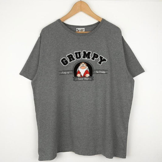 Vintage Walt Disney World Grumpy Embroidered 00s T Shirt (L/XL)