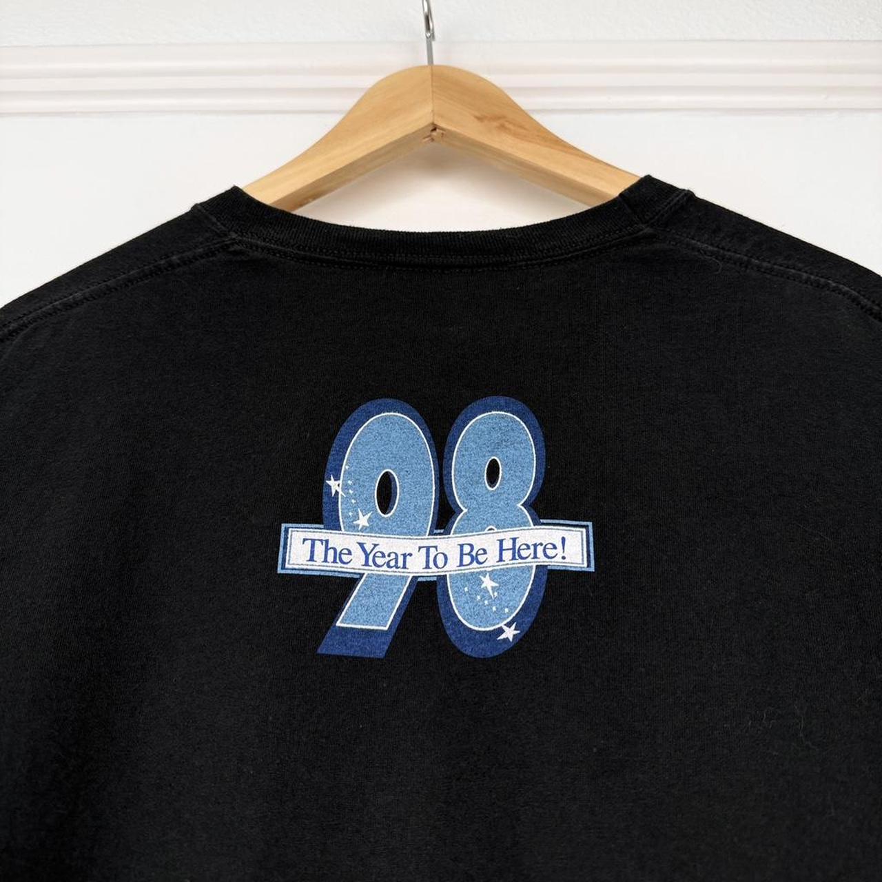 Vintage 1998 Walt Disney World Sorcerer Mickey Black T Shirt (XXL)