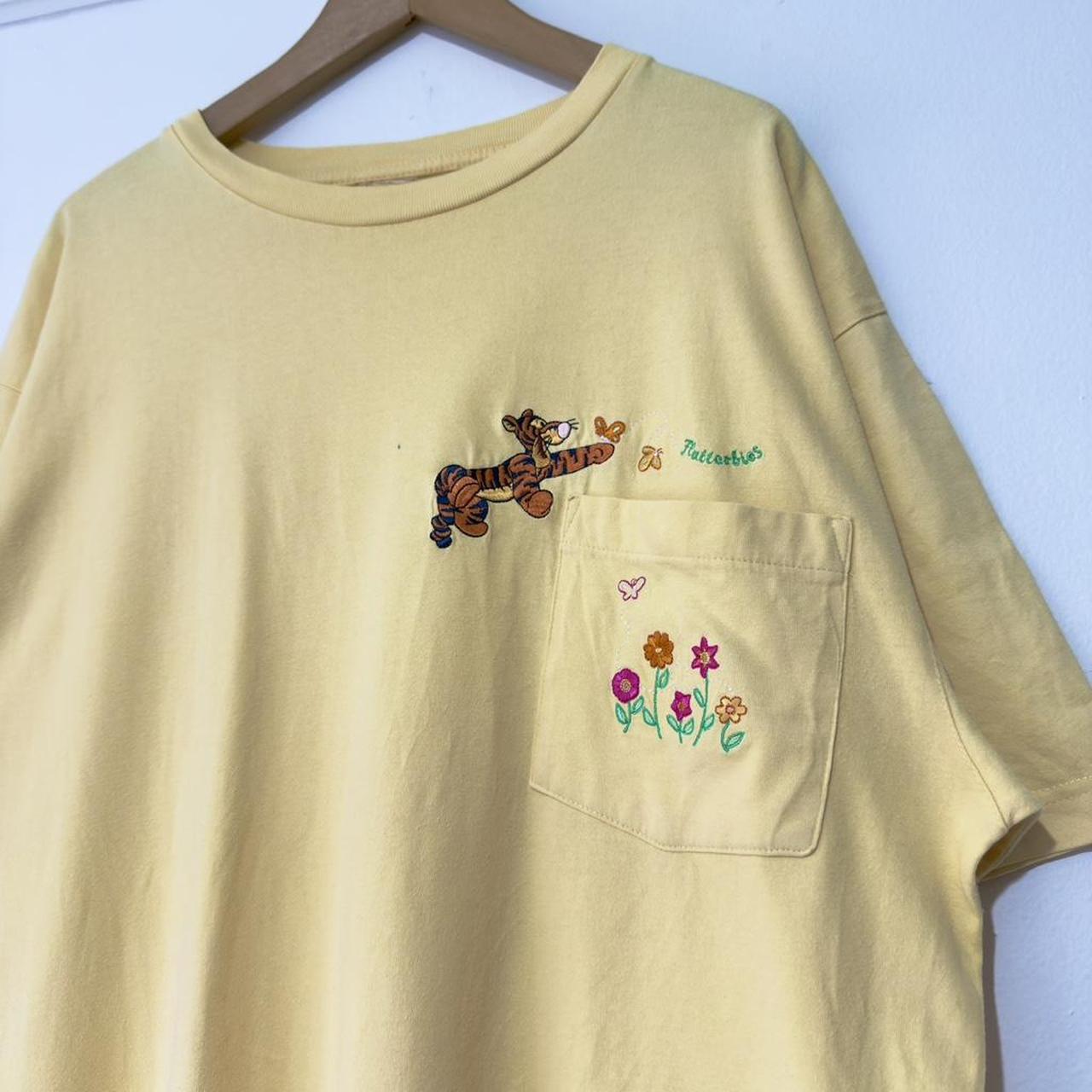 Vintage Tigger, Flowers & Butterflies 00s T Shirt (XL)
