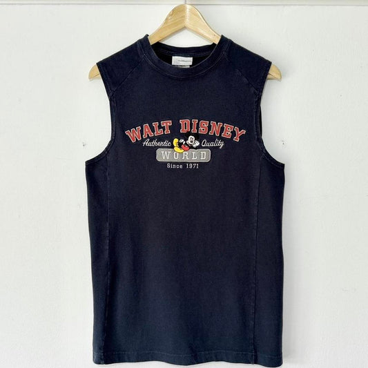 Walt Disney World Embroidered 00s Sleeveless T Shirt (S)