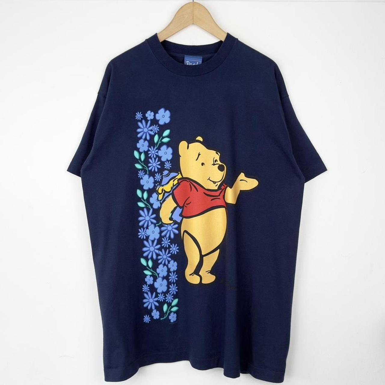 Vintage Winnie the Pooh Flowers 90s T Shirt (XL)