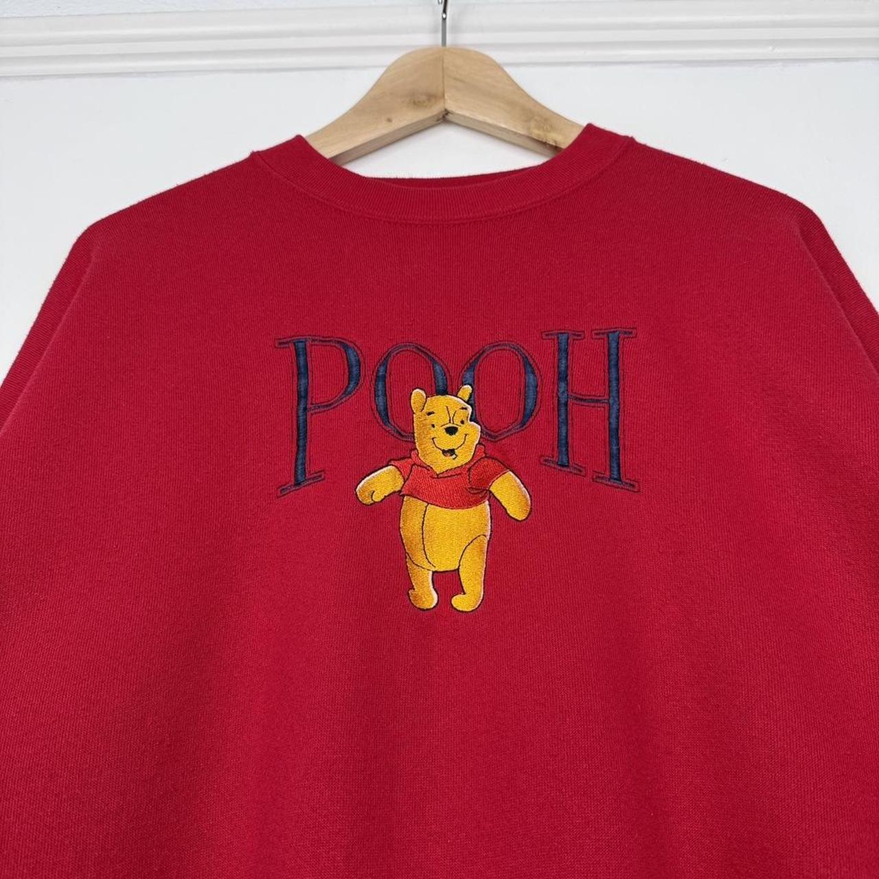 Vintage Winnie The Pooh Embroidered Spell Out 90s Sweatshirt (L/XL)