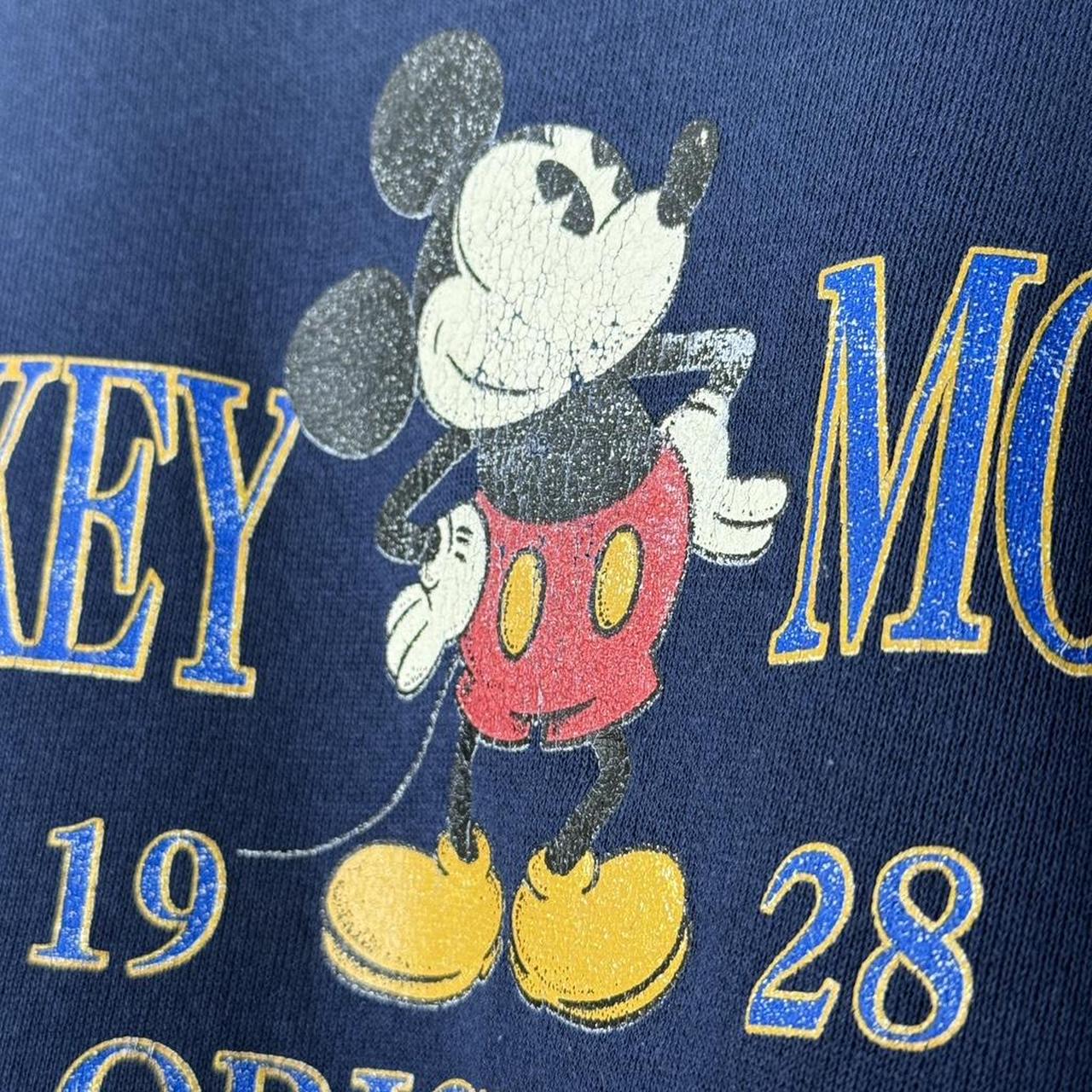Vintage Mickey Mouse 90s Navy Sweatshirt (L)