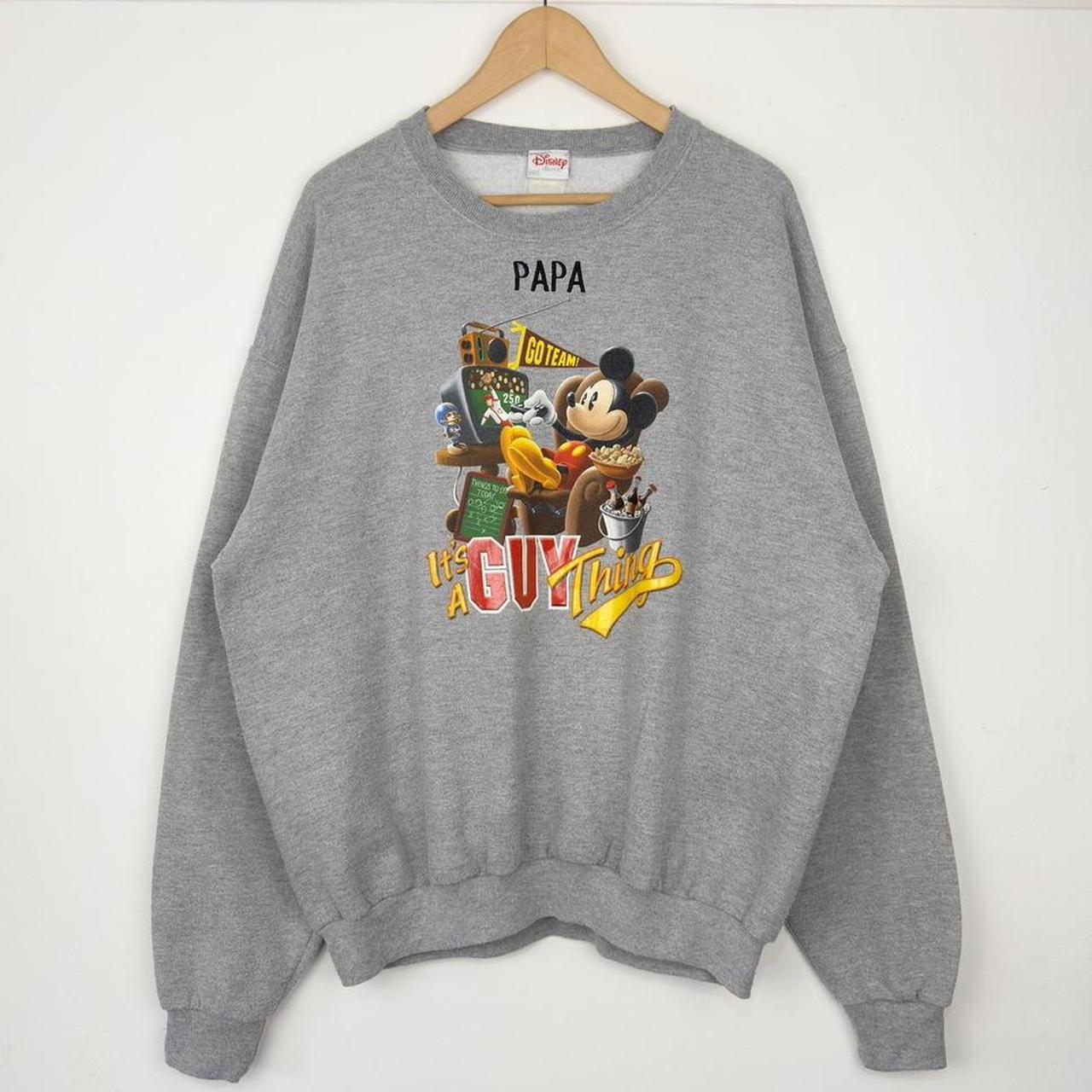 Vintage Mickey Mouse It's A Guy Thing Papa 00s Sweatshirt (XL)