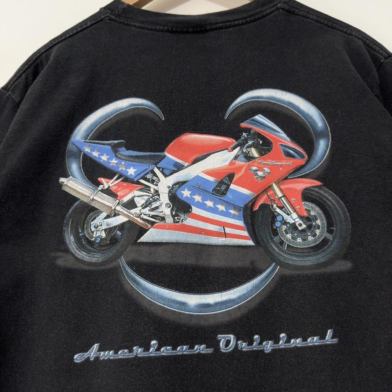 Vintage Walt Disney World Motorbike USA 00s T Shirt (S/M)