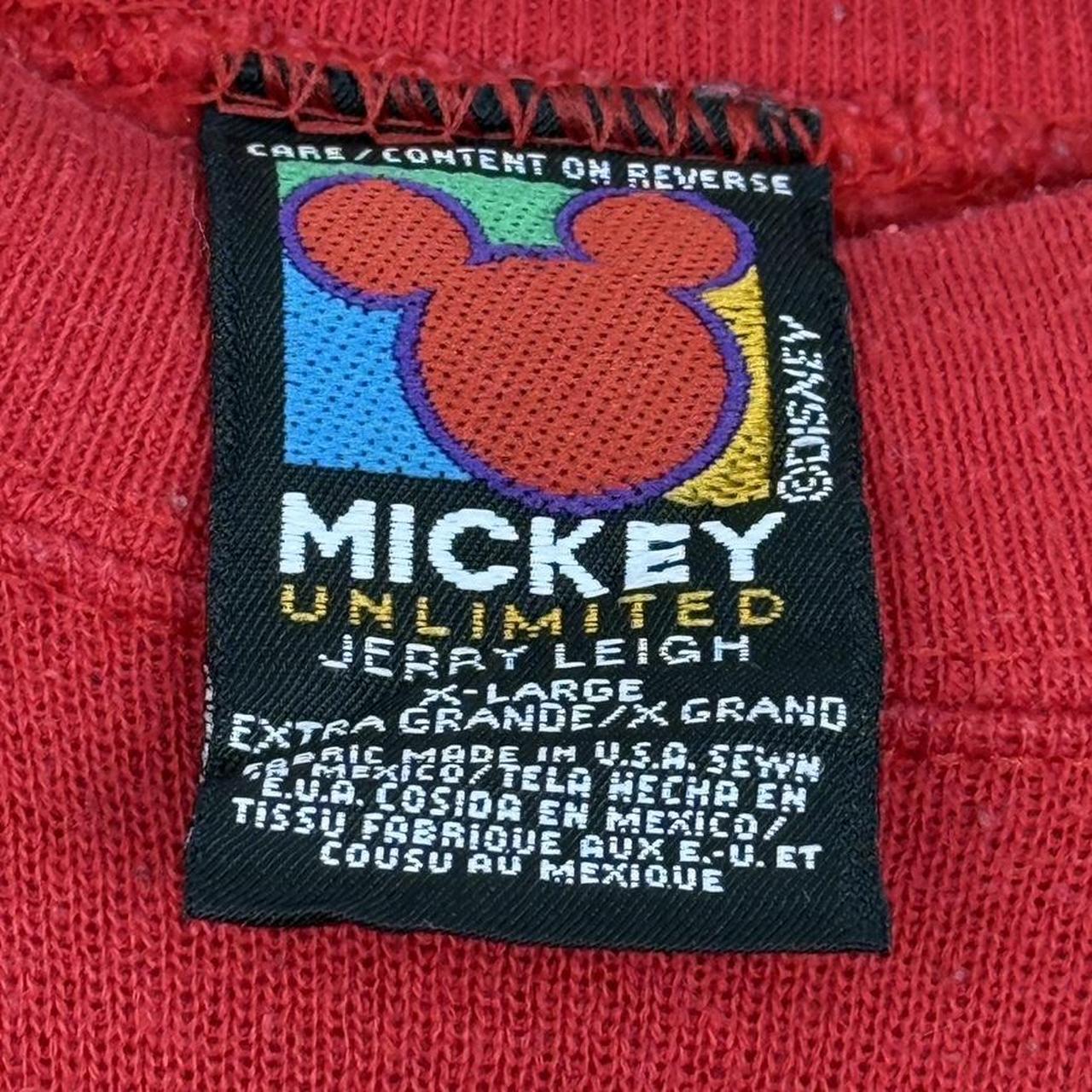 Vintage Mickey Mouse Spell Out 90s Sweatshirt (L)