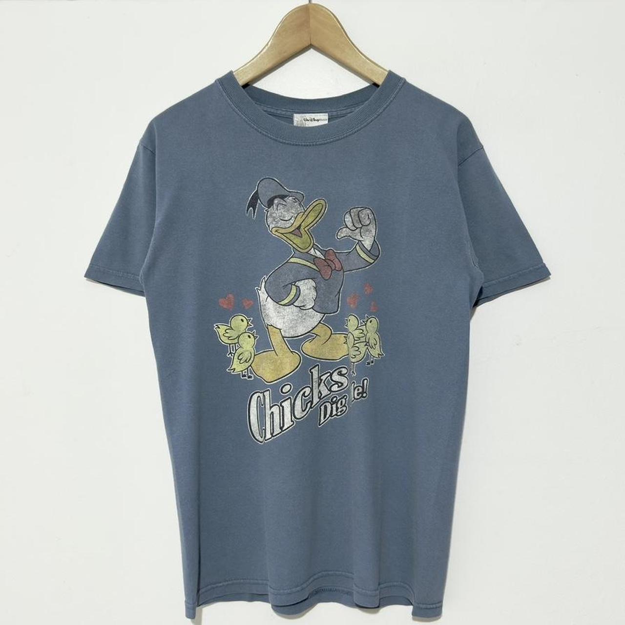 Donald Duck Chicks Dig Me 00s Disney T Shirt (S)