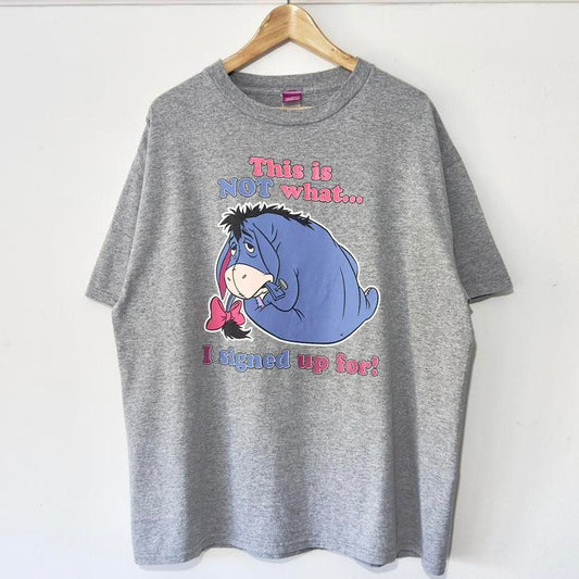 Eeyore The Wonderful World of Disney 2000s T Shirt (XL)